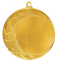 Заготовка медали "702" - D70 мм/d50 мм, цвет золото